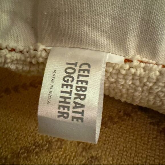 Celebrate Together Give Thanks Looped Stitch Thanksgiving Pillows NWOT set of 2 - Picture 6 of 11